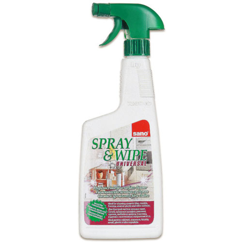 Средство Sano Spray&Wipe гигиеническое моющее для уборки дома, концентрированное, 750мл