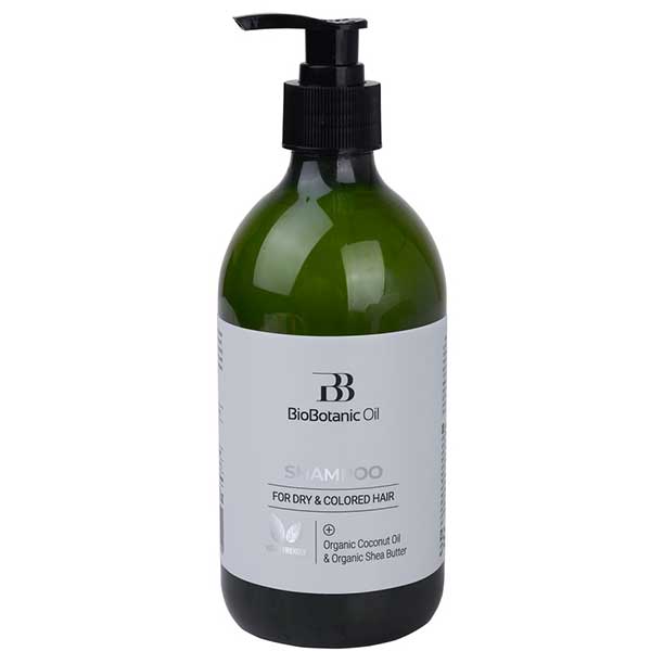 Шампунь для сухих и окрашенных волос с маслом Кокоса и Ши Bio Botanic Oil Mon Platin, 500мл