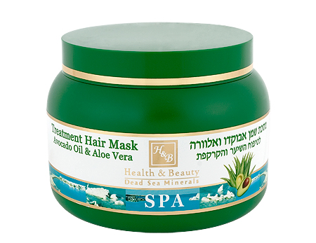 Оздоравливающая маска для волос с маслом авокадо и алоэ Health&Beauty»
