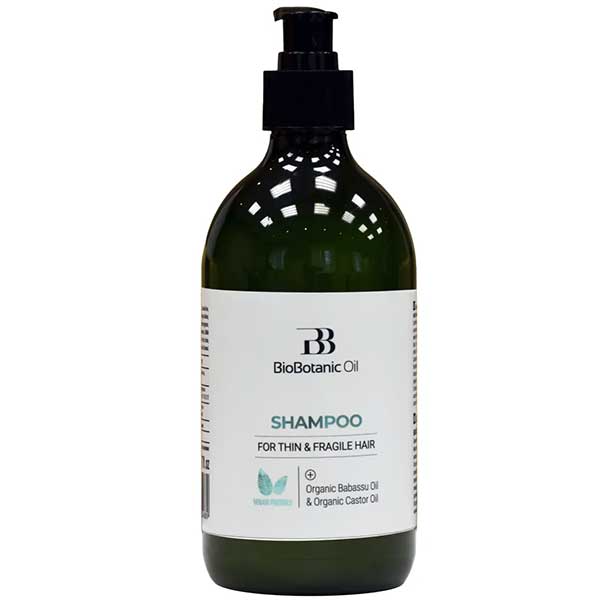 Шампунь для тонких и ломких волос с маслом Бабассу Bio Botanic Oil Mon Platin, 500мл
